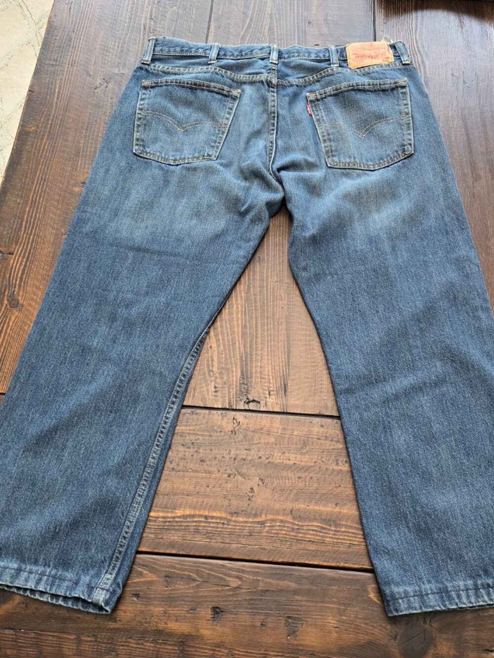 Levis 514 Mens Straight Fit Jeans Size 38x26 Denim 100% Cotton Lot of 2 - Picture 3 of 12